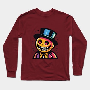 pumpkin face decoration Long Sleeve T-Shirt